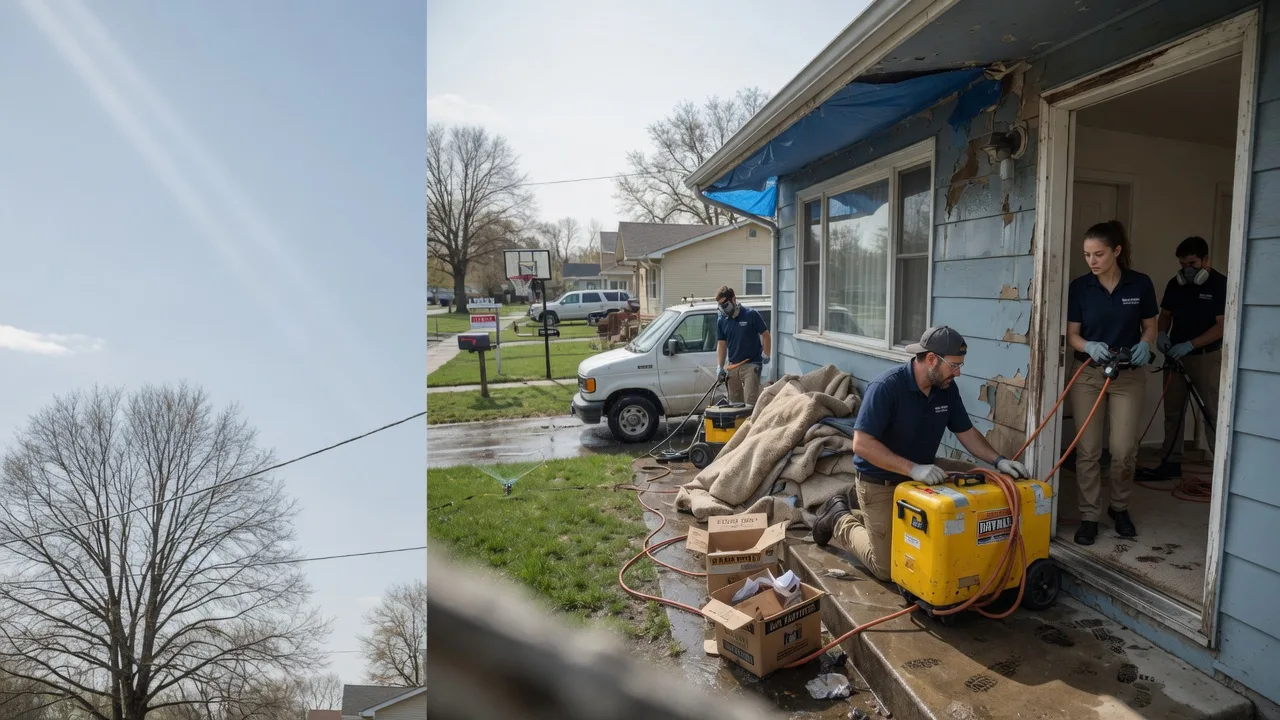 Basement Flood Cleanup in West Lafayette, OH near me